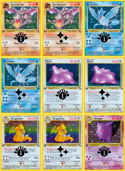 Base: Fossil Printable Master and Complete Set Binder Placeholders + Checklist (Digital Download)