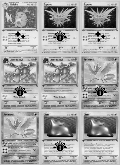 Base: Fossil Printable Master and Complete Set Binder Placeholders + Checklist (Digital Download)