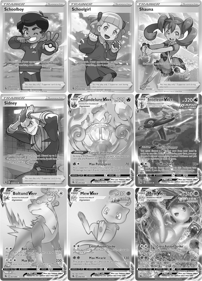 Sword & Shield: Fusion Strike Printable Master and Complete Set Binder Placeholders + Checklist (Digital Download)