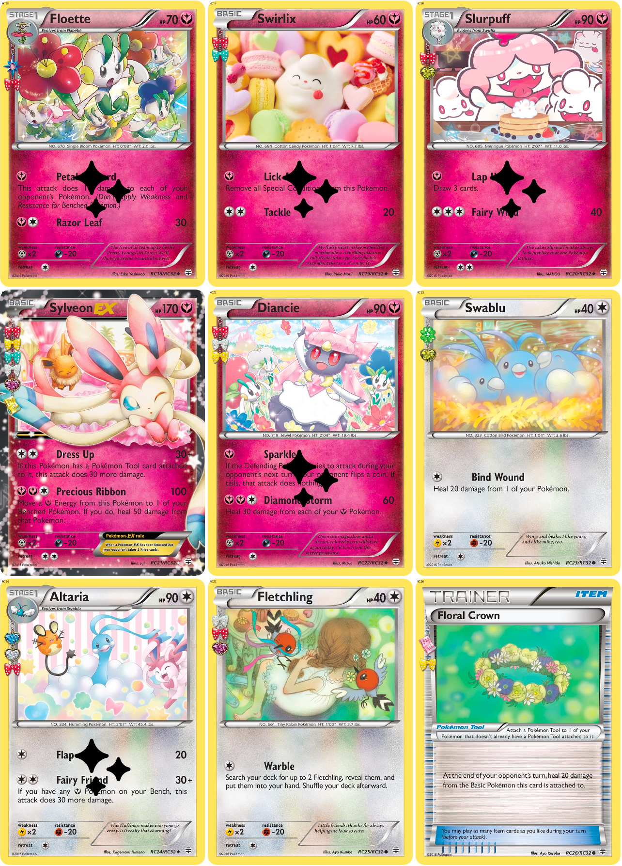 XY: Generations Printable Master and Complete Set Binder Placeholders + Checklist (Digital Download)