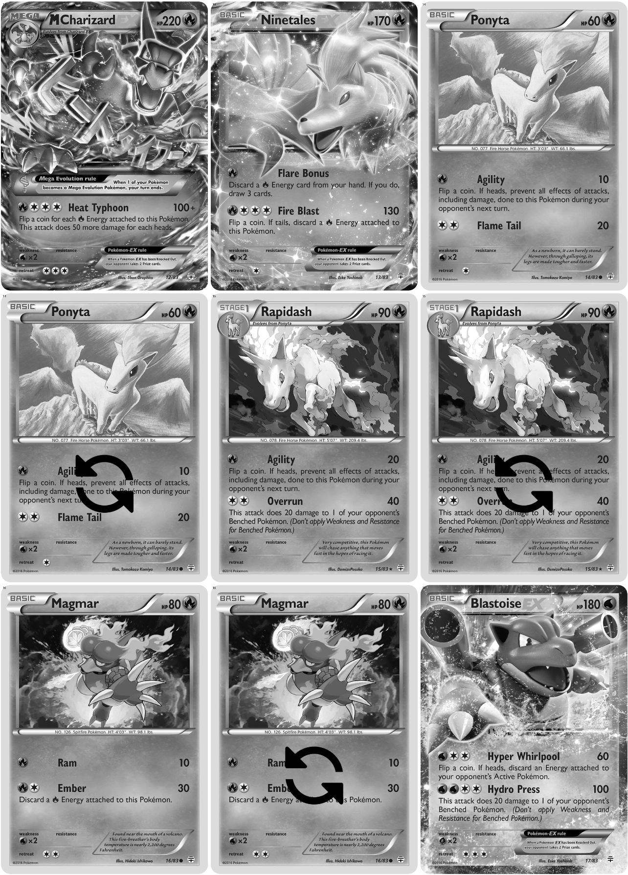 XY: Generations Printable Master and Complete Set Binder Placeholders + Checklist (Digital Download)