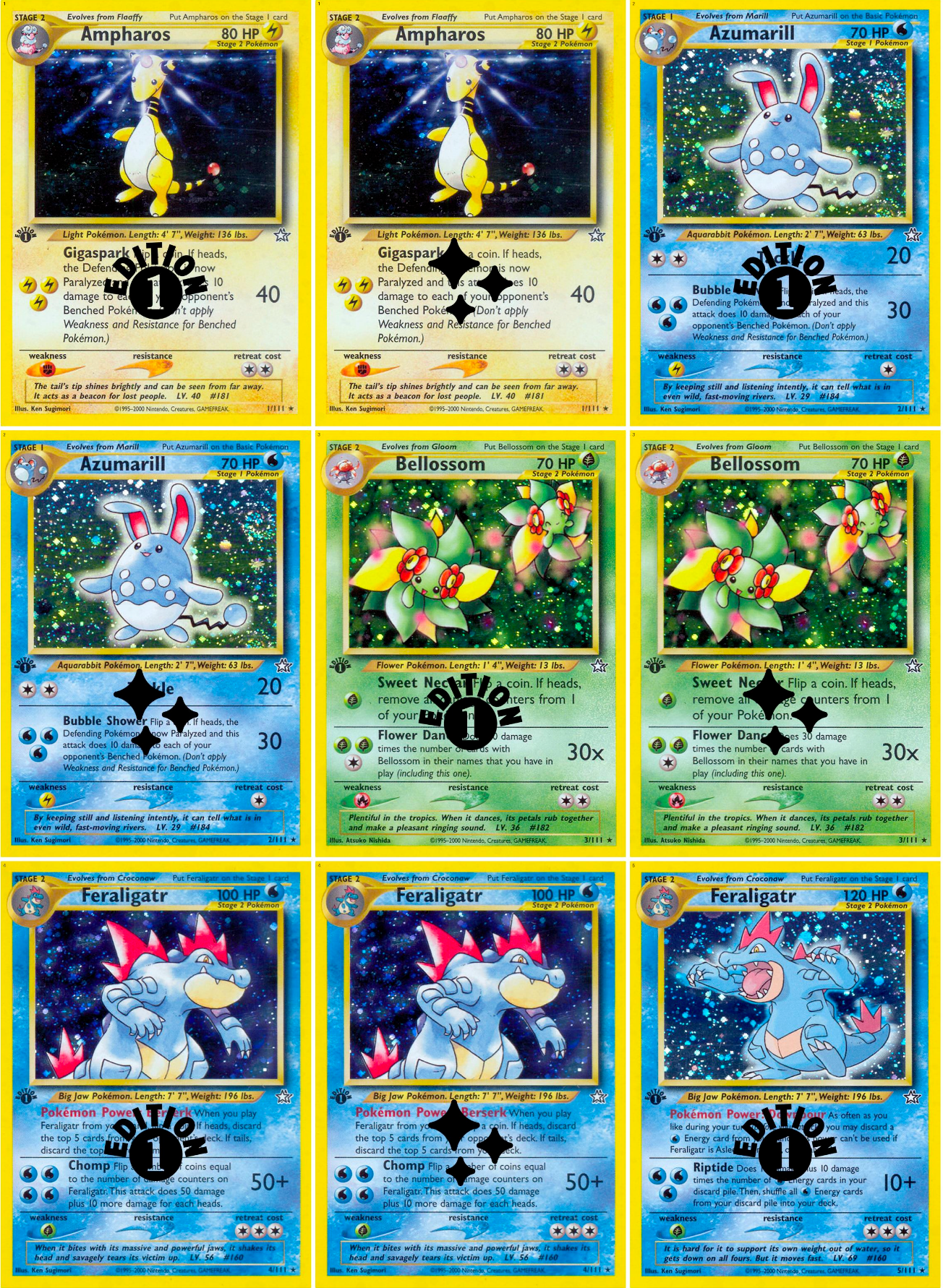 Neo: Genesis Printable Master and Complete Set Binder Placeholders + Checklist (Digital Download)