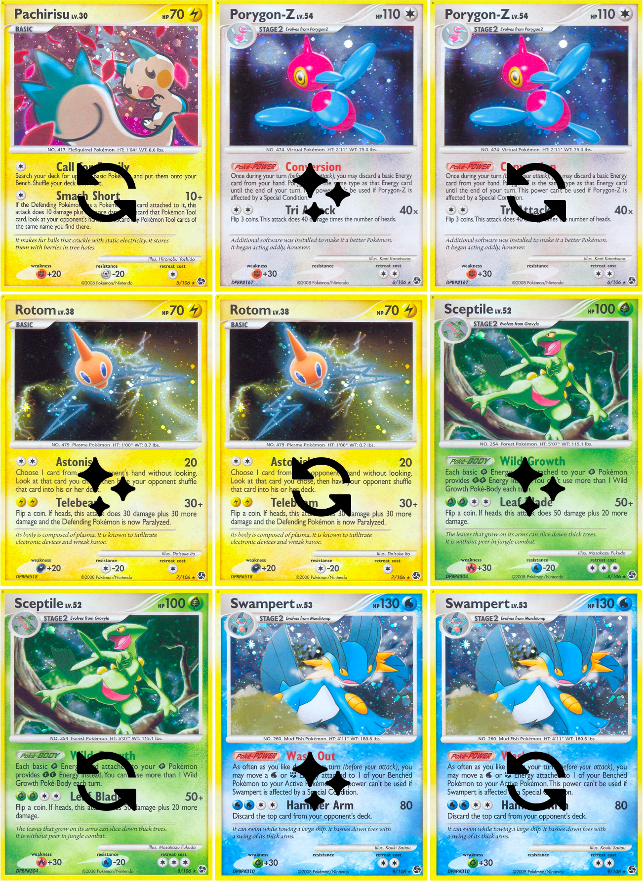 Diamond & Pearl: Great Encounters Printable Master and Complete Set Binder Placeholders + Checklist (Digital Download)