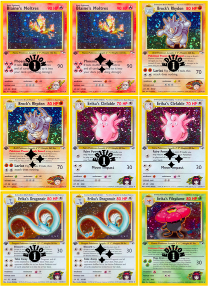 Gym: Heroes Printable Master Set Binder Placeholders + Checklist (Digital Download)