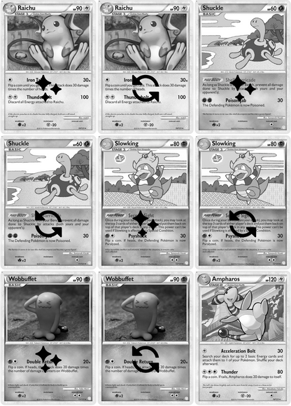 HeartGold & SoulSilver: Base Set Printable Master and Complete Set Binder Placeholders + Checklist (Digital Download)