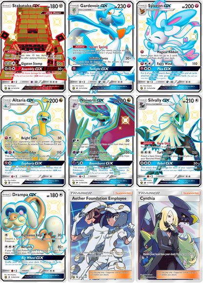 Sun & Moon: Hidden Fates Printable Master and Complete Set Binder Placeholders + Checklist (Digital Download)