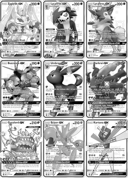 Sun & Moon: Hidden Fates Printable Master and Complete Set Binder Placeholders + Checklist (Digital Download)