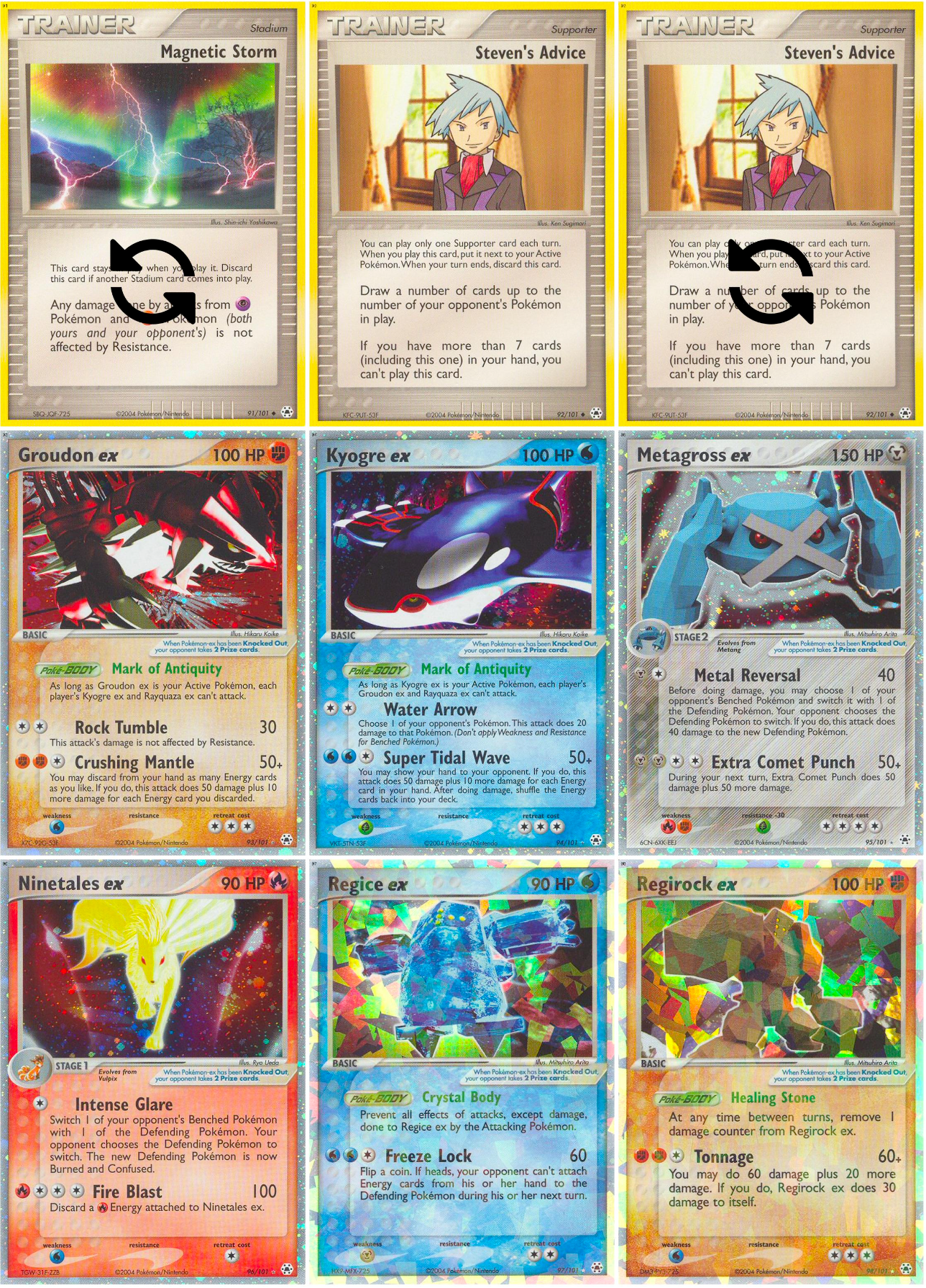 EX: Hidden Legends Printable Master and Complete Set Binder Placeholders + Checklist (Digital Download)