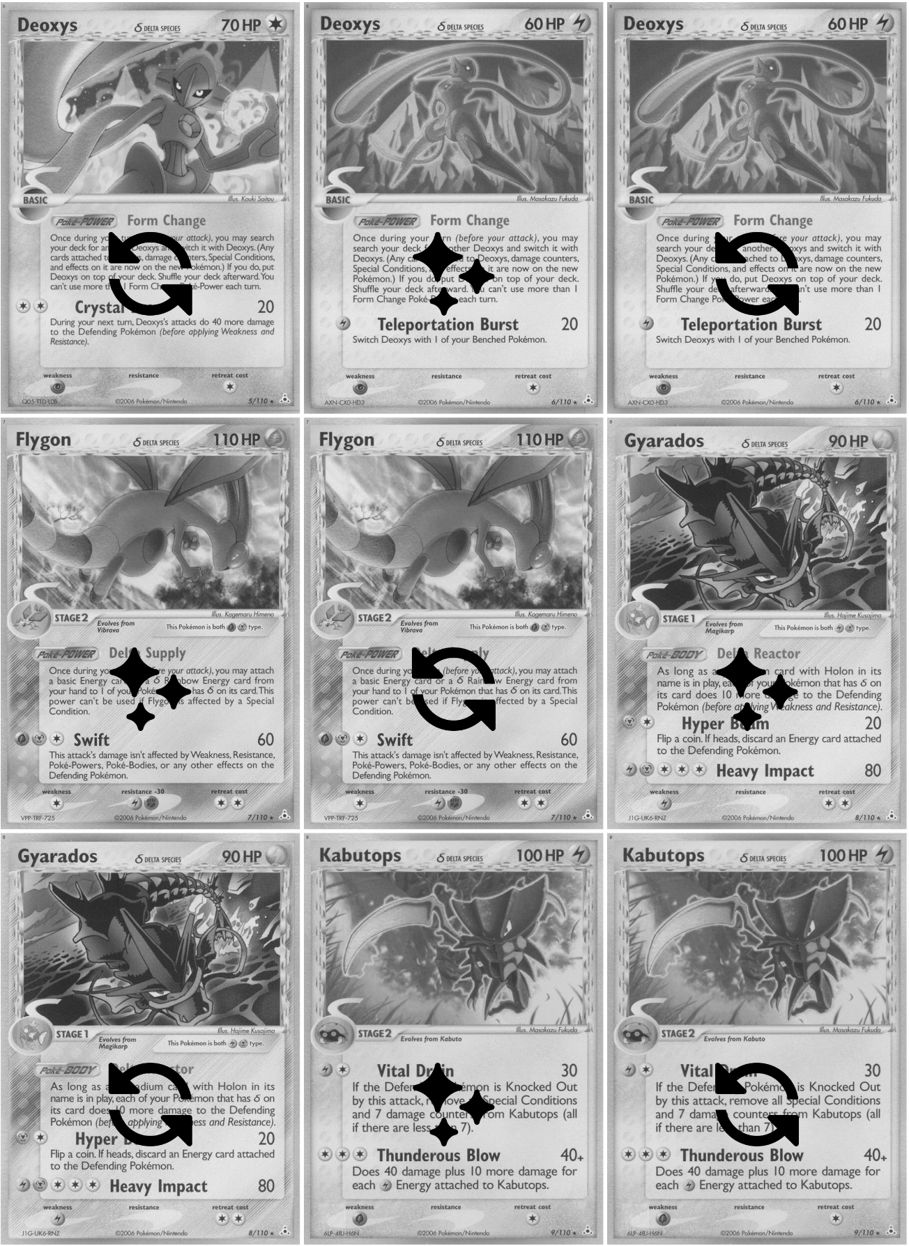 EX: Holon Phantoms Printable Master and Complete Set Binder Placeholders + Checklist (Digital Download)