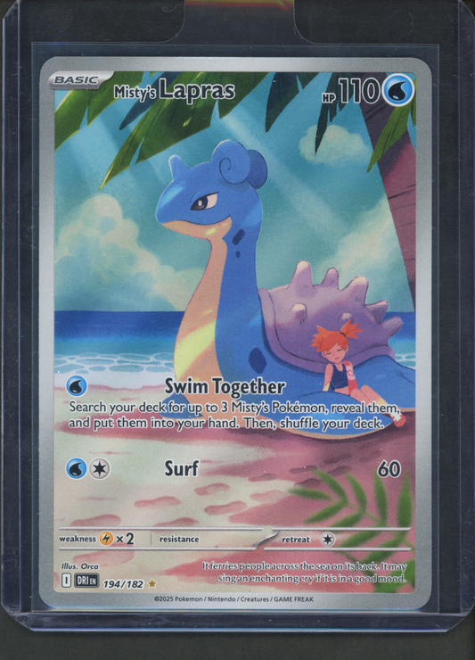 194/182 - Misty's Lapras – Destined Rivals – Illustration Rare
