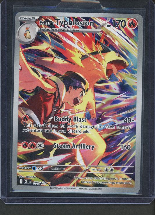190/182 - Ethan's Typhlosion – Destined Rivals – Illustration Rare