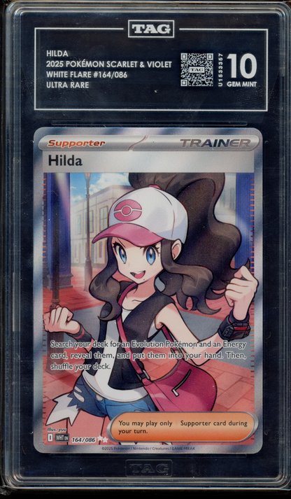 164/086 - Hilda – White Flare – Ultra Rare (Graded)