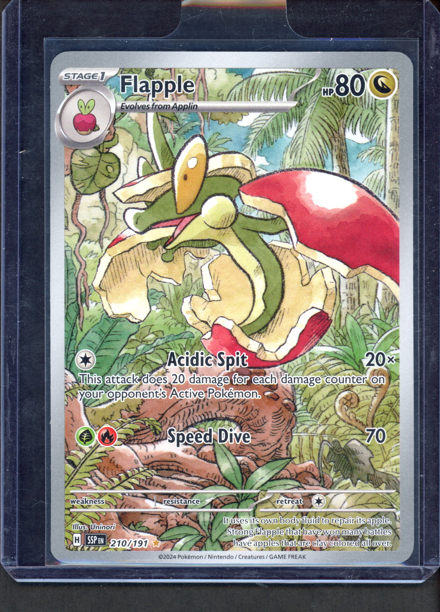 210/191 - Flapple – Surging Sparks – Illustration Rare