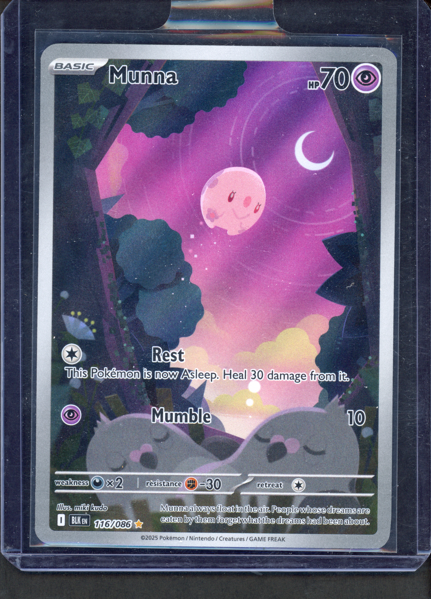 116/086 - Munna – Black Bolt – Illustration Rare