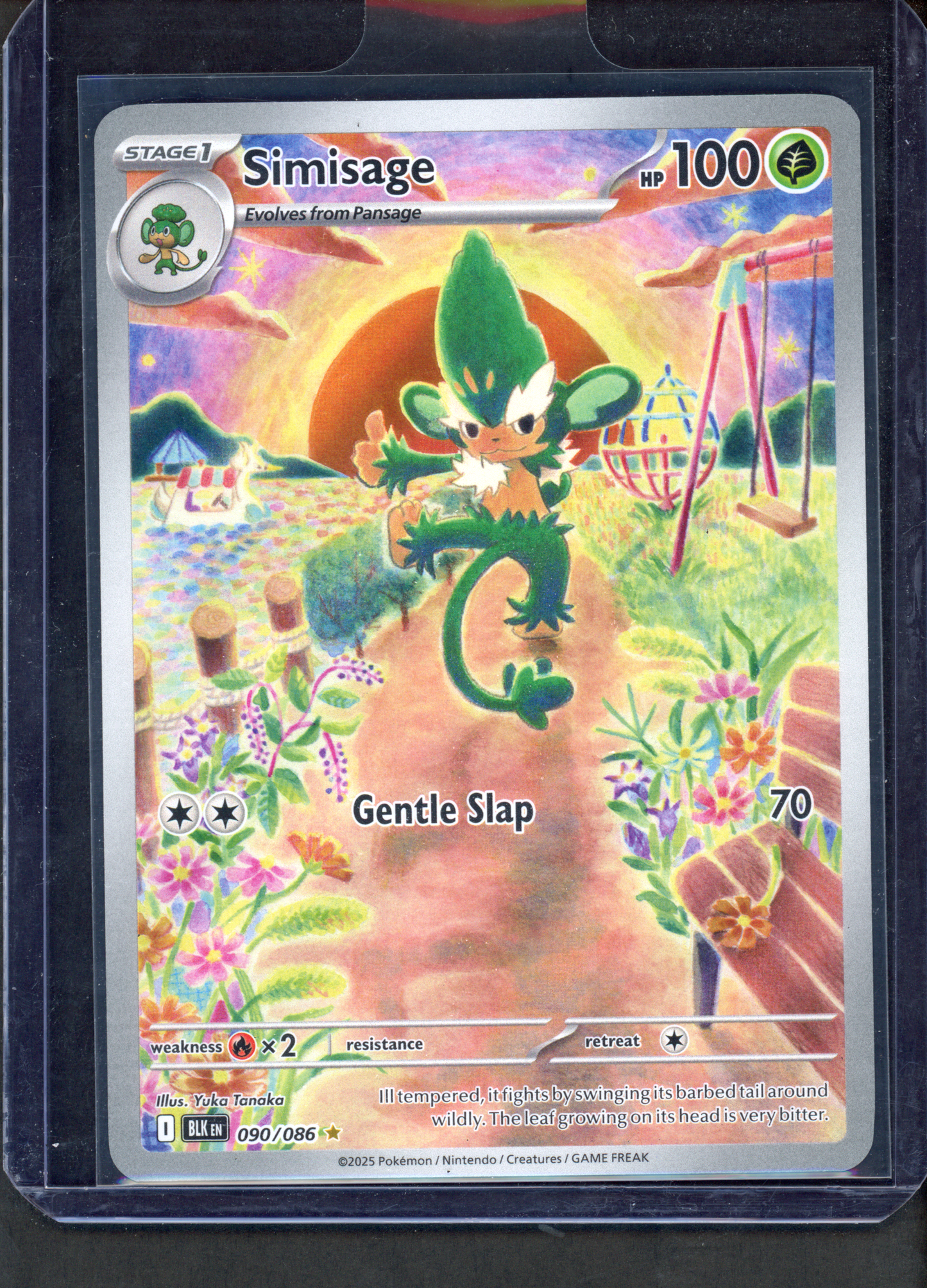 090/086 - Simisage – Black Bolt – Illustration Rare