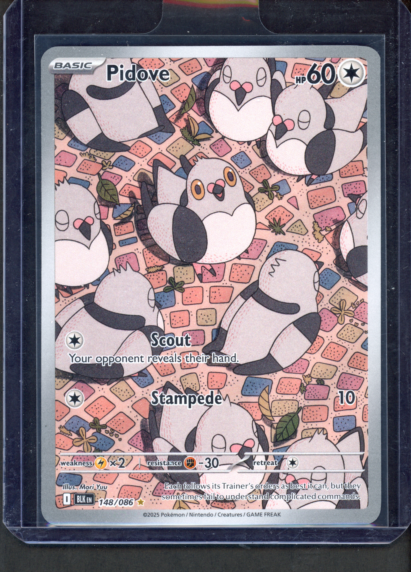 148/086 - Pidove – Black Bolt – Illustration Rare