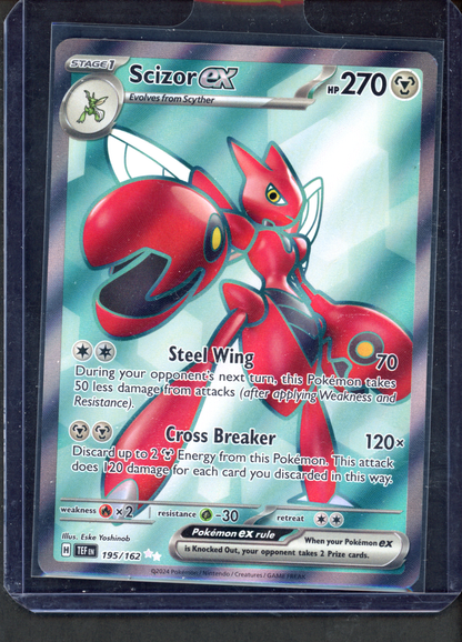 195/162 - Scizor ex – Temporal Forces – Ultra Rare