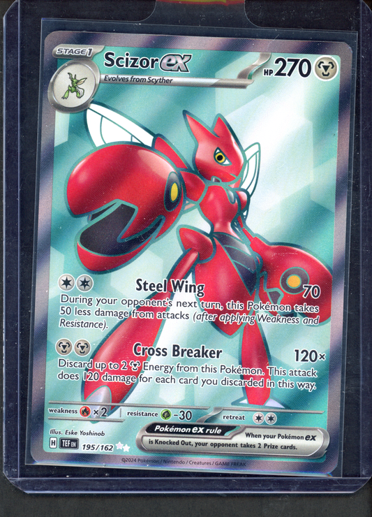 195/162 - Scizor ex – Temporal Forces – Ultra Rare