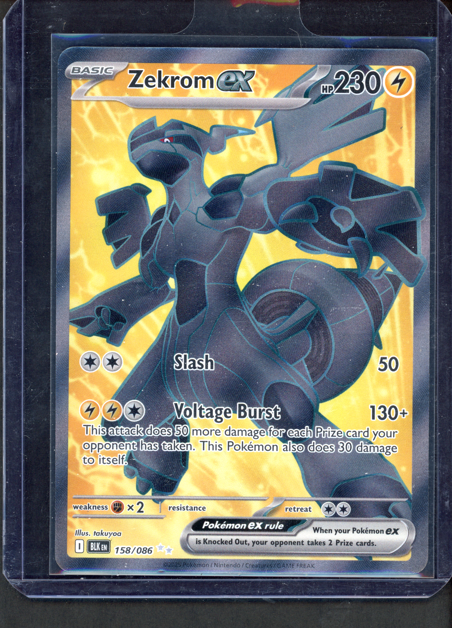 158/086 - Zekrom ex – Black Bolt – Ultra Rare
