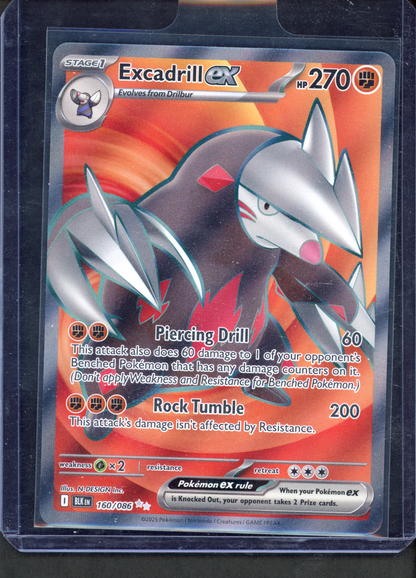 160/086 - Excadrill ex – Black Bolt – Ultra Rare