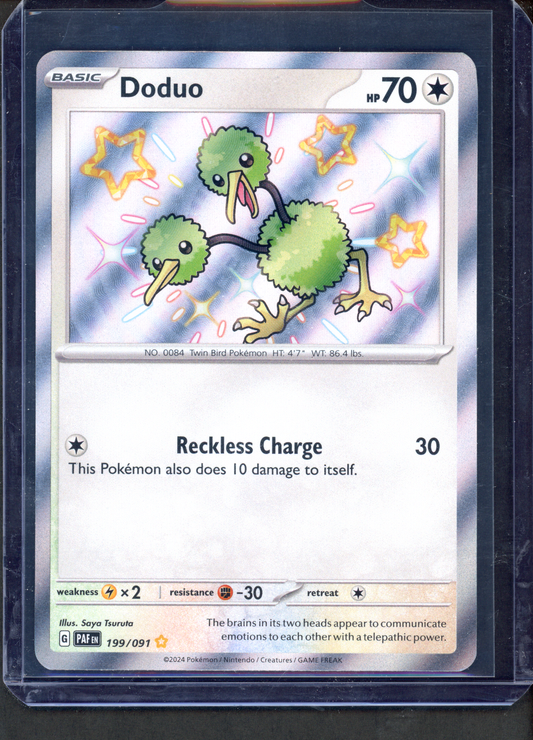 199/091 - Doduo – Paldean Fates – Shiny Rare