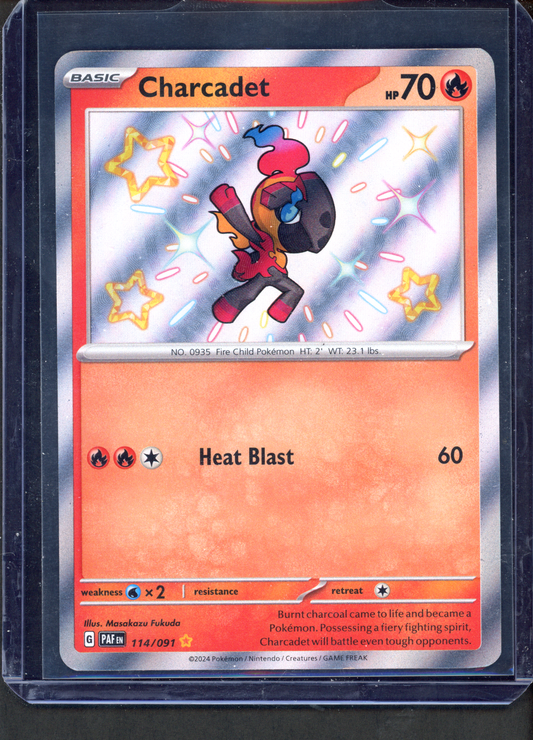114/091 - Charcadet – Paldean Fates – Shiny Rare
