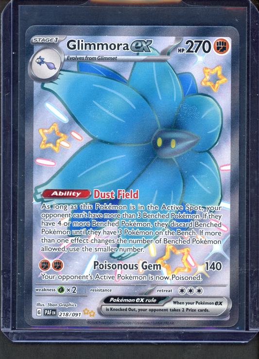 218/091 - Glimmora ex – Paldean Fates – Shiny Ultra Rare