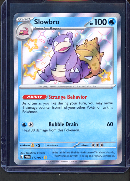 117/091 - Slowbro – Paldean Fates – Shiny Rare