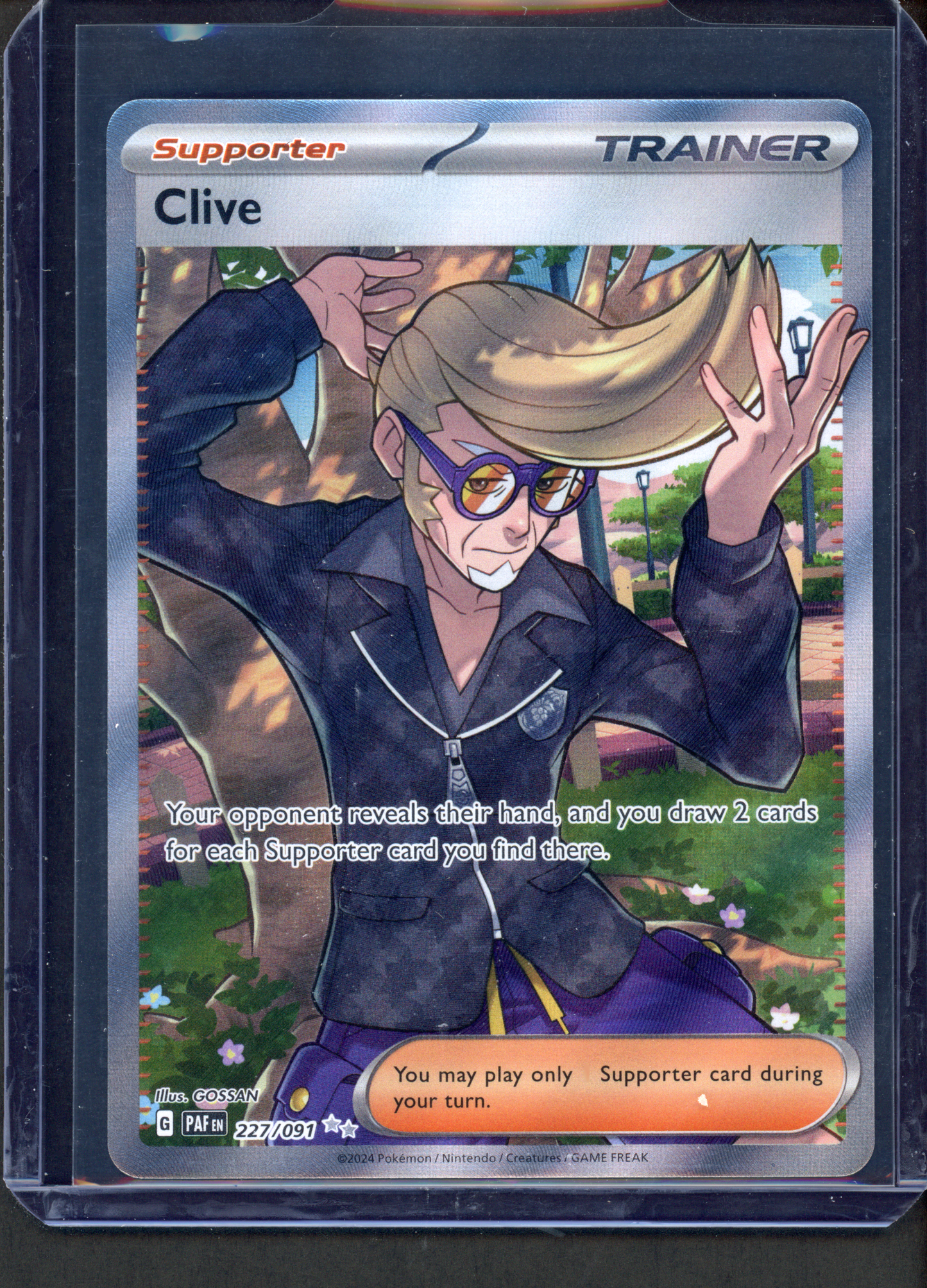 227/091 - Clive – Paldean Fates – Ultra Rare