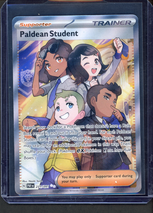231/091 - Paldean Student – Paldean Fates – Ultra Rare