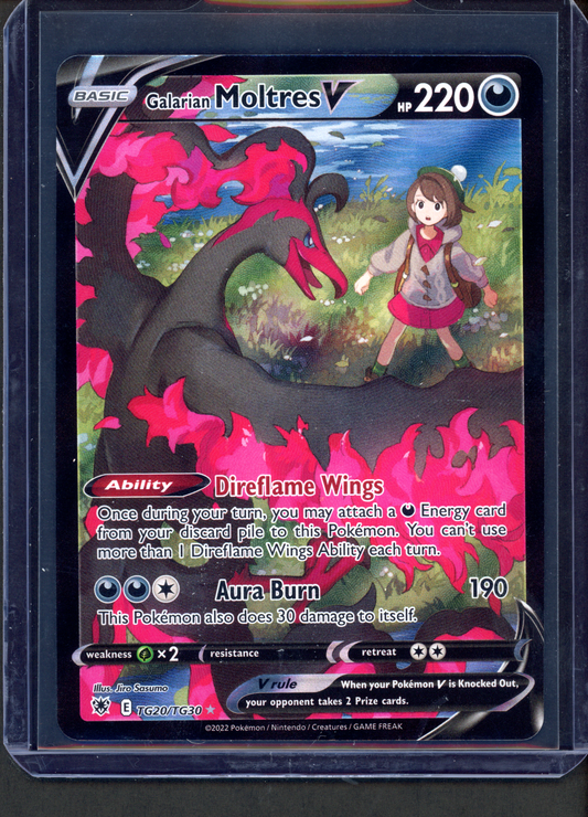 TG20/030 - Galarian Moltres V – Astral Radiance Trainer Gallery – Rare Holo V