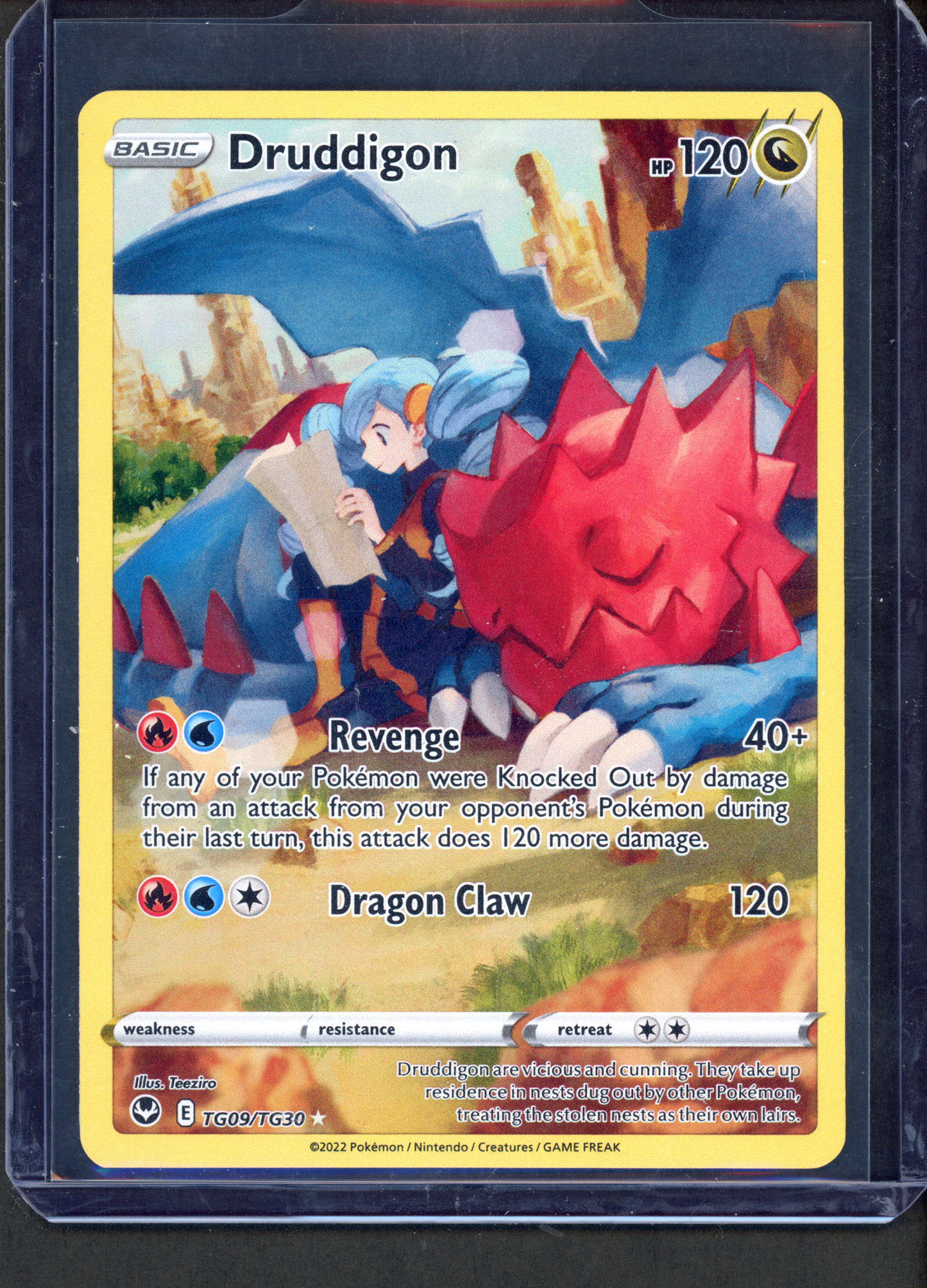 TG09/030 - Druddigon – Silver Tempest Trainer Gallery – Trainer Gallery Rare Holo