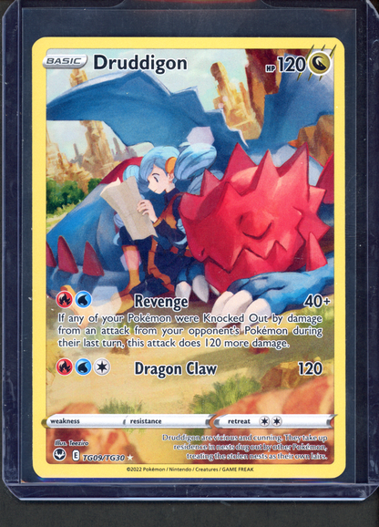 TG09/030 - Druddigon – Silver Tempest Trainer Gallery – Trainer Gallery Rare Holo