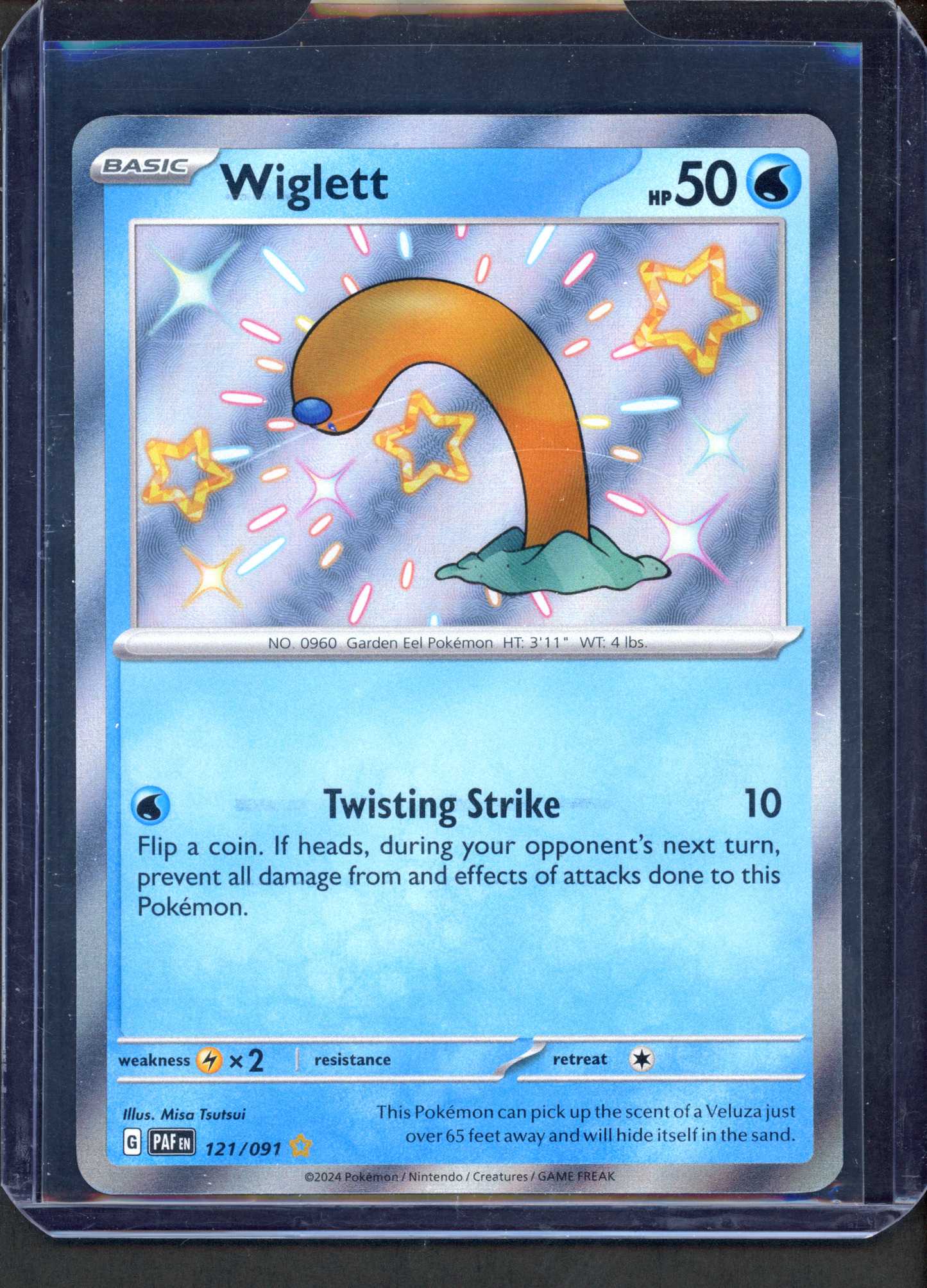 121/091 - Wiglett – Paldean Fates – Shiny Rare