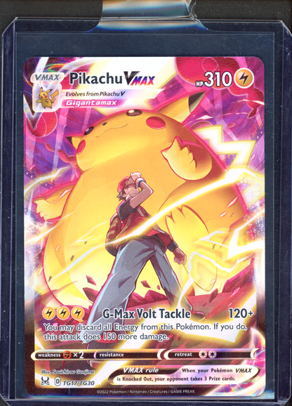 TG17/030 - Pikachu VMAX – Lost Origin Trainer Gallery – Rare Holo VMAX