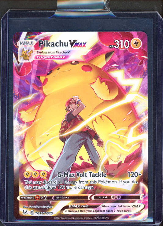 TG17/030 - Pikachu VMAX – Lost Origin Trainer Gallery – Rare Holo VMAX