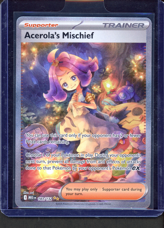 183/132 - Acerola's Mischief – Mega Evolution – Special Illustration Rare
