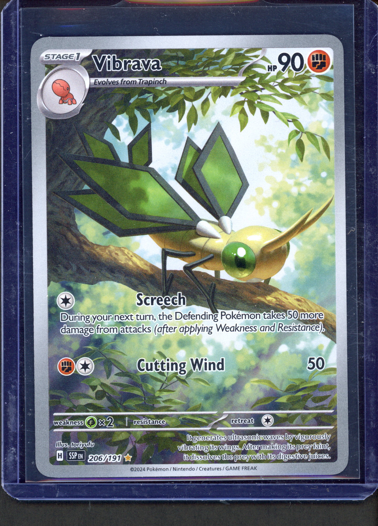 206/191 - Vibrava – Surging Sparks – Illustration Rare