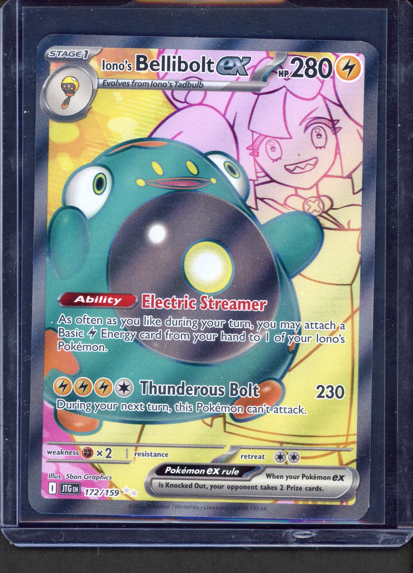 172/159 - Iono's Bellibolt ex – Journey Together – Ultra Rare