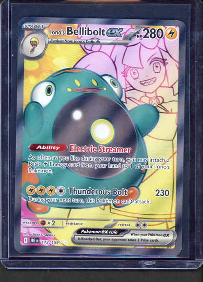 172/159 - Iono's Bellibolt ex – Journey Together – Ultra Rare