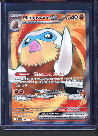 174/159 - Mamoswine ex – Journey Together – Ultra Rare