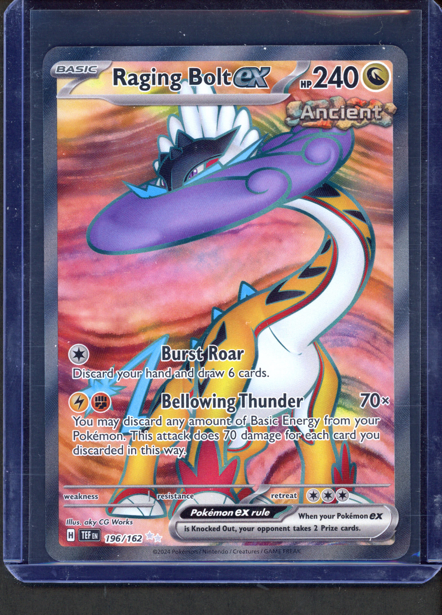 196/162 - Raging Bolt ex – Temporal Forces – Ultra Rare