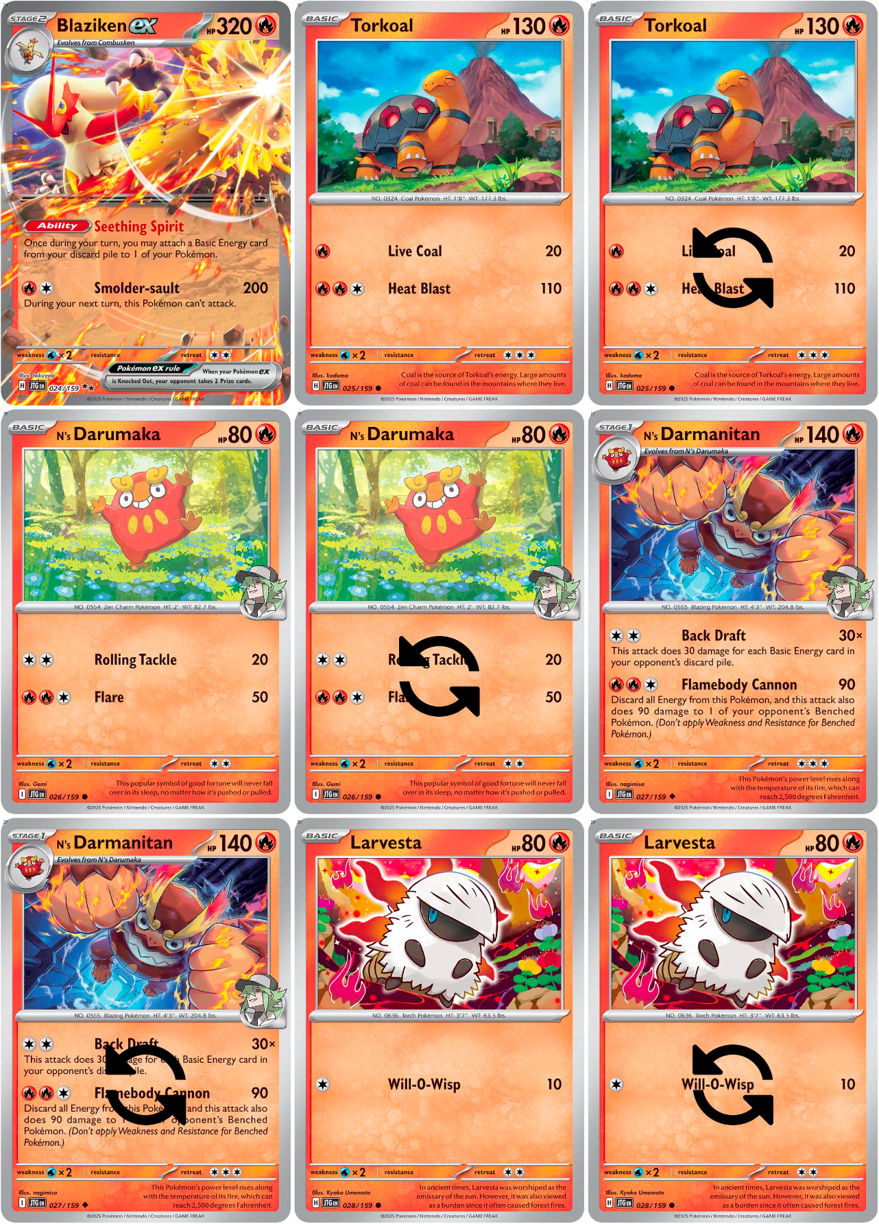 Scarlet & Violet: Journey Together Printable Master and Complete Set Binder Placeholders + Checklist (Digital Download)