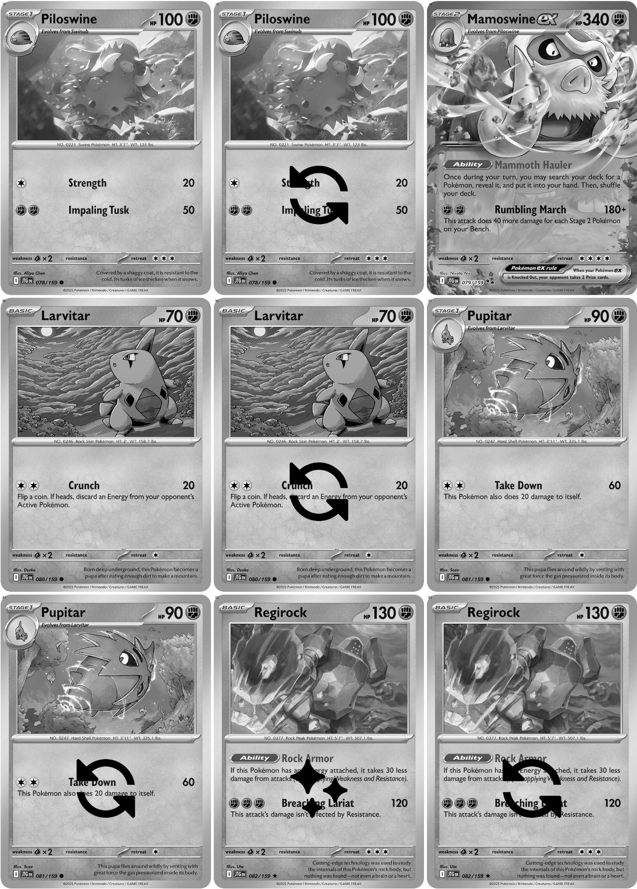 Scarlet & Violet: Journey Together Printable Master and Complete Set Binder Placeholders + Checklist (Digital Download)