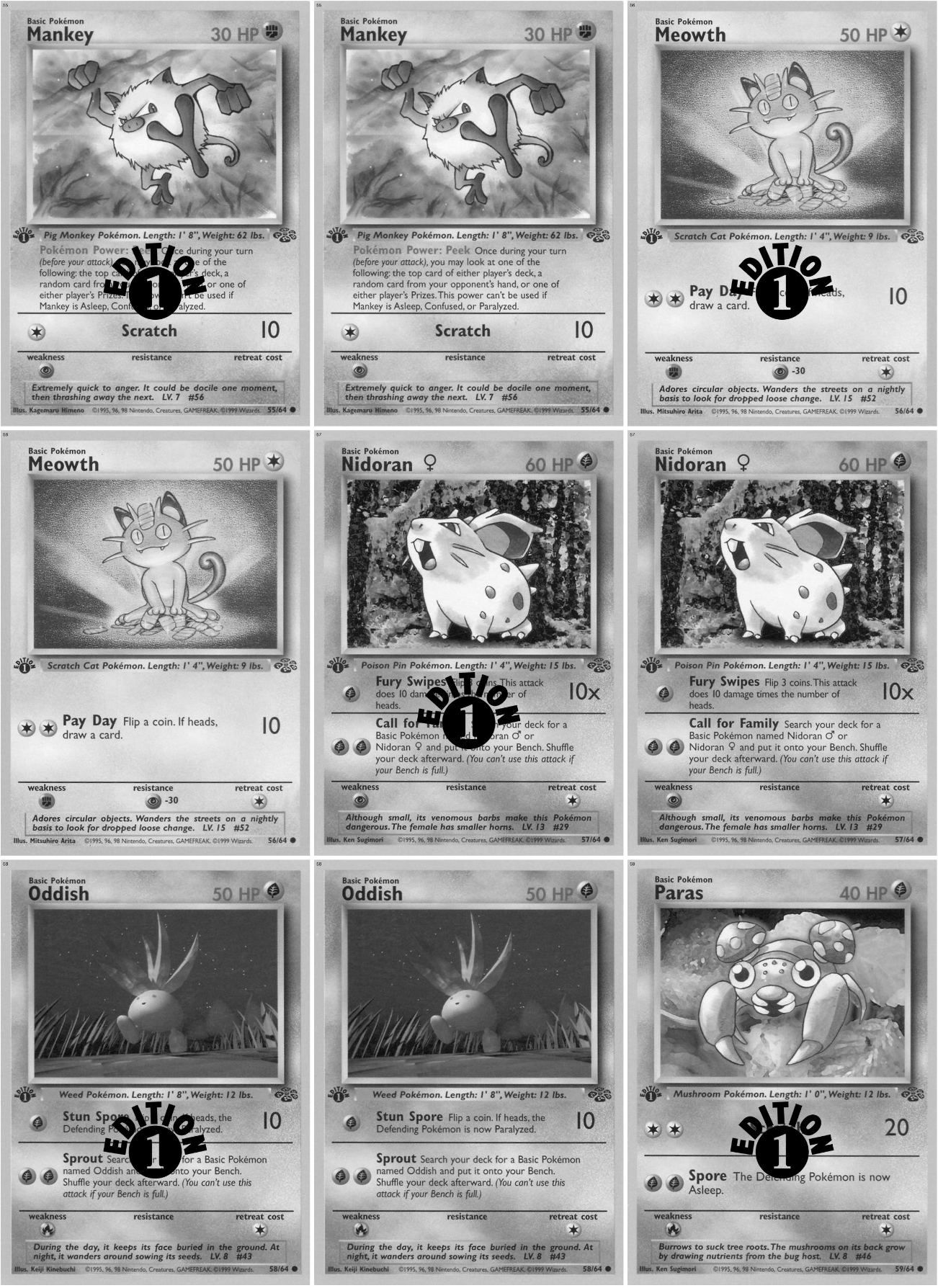 Base: Jungle Printable Master and Complete Set Binder Placeholders + Checklist (Digital Download)