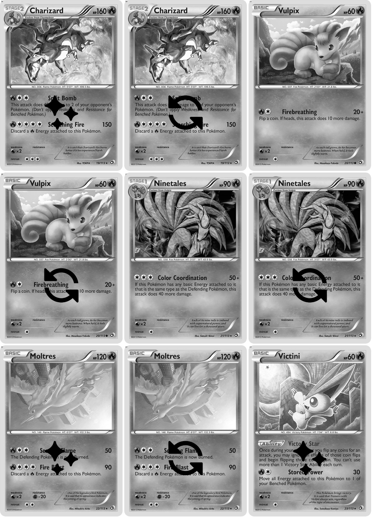 Black & White: Legendary Treasures Printable Master and Complete Set Binder Placeholders + Checklist (Digital Download)