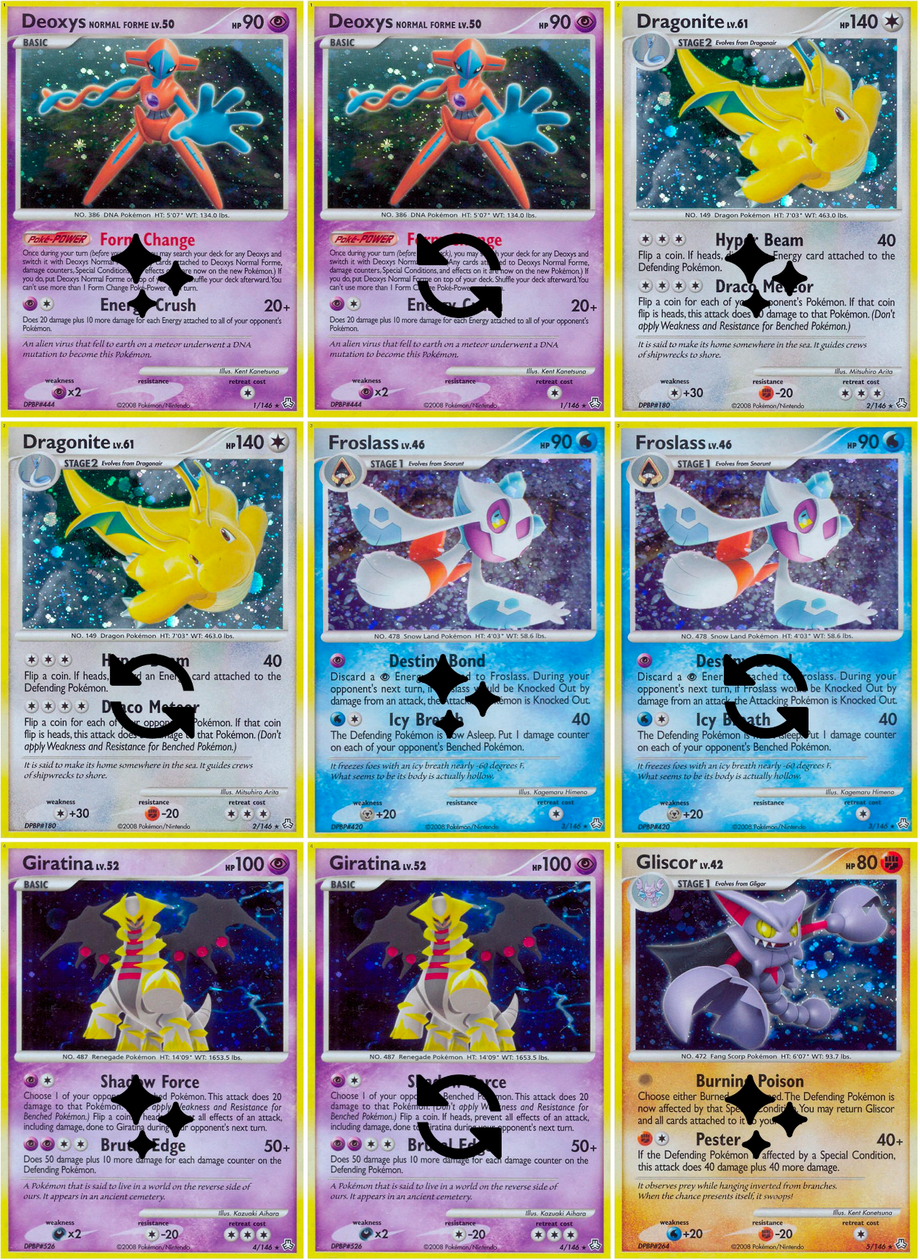 Diamond & Pearl: Legends Awakened Printable Master and Complete Set Binder Placeholders + Checklist (Digital Download)