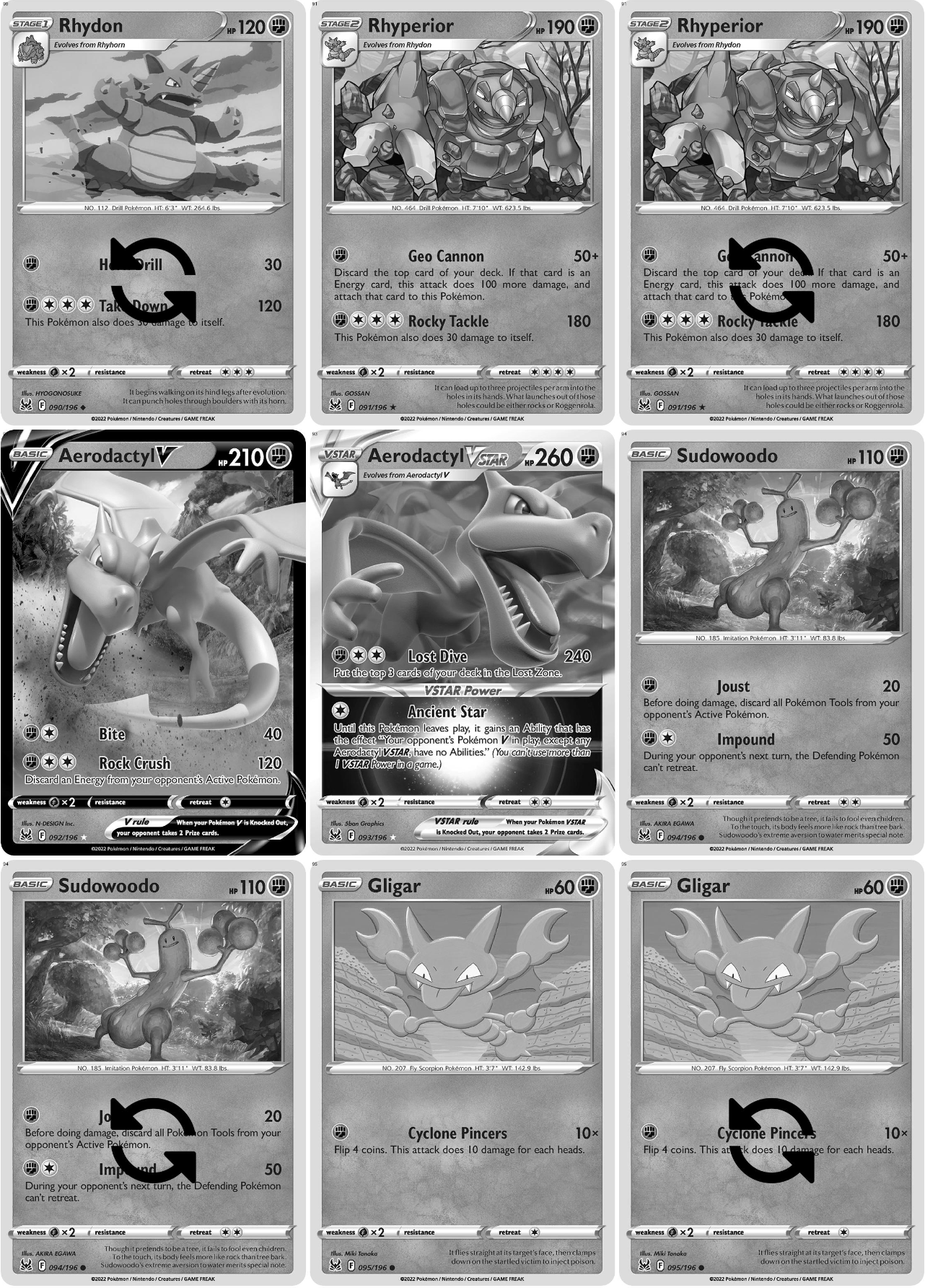 Sword & Shield: Lost Origin Printable Master and Complete Set Binder Placeholders + Checklist (Digital Download)