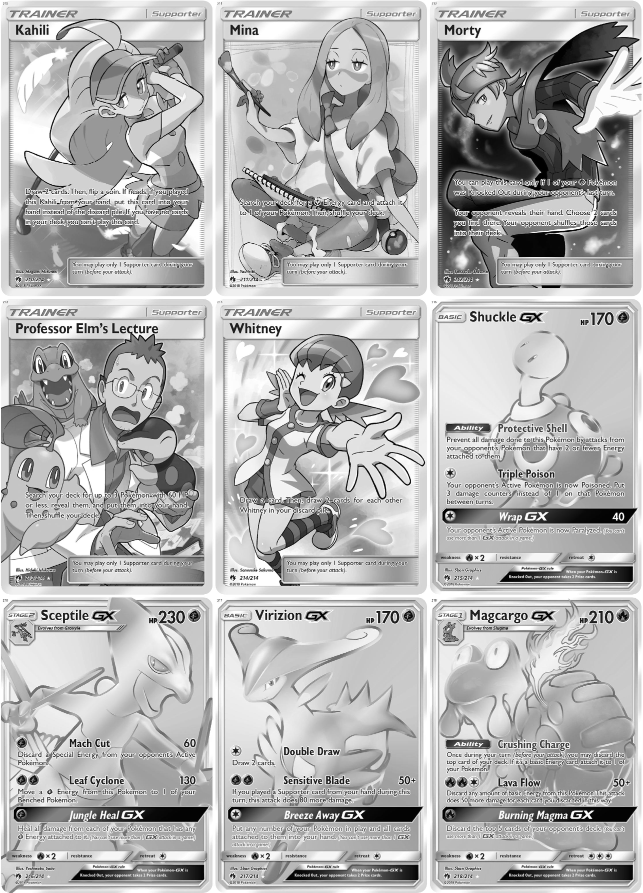 Sun & Moon: Lost Thunder Printable Master and Complete Set Binder Placeholders + Checklist (Digital Download)