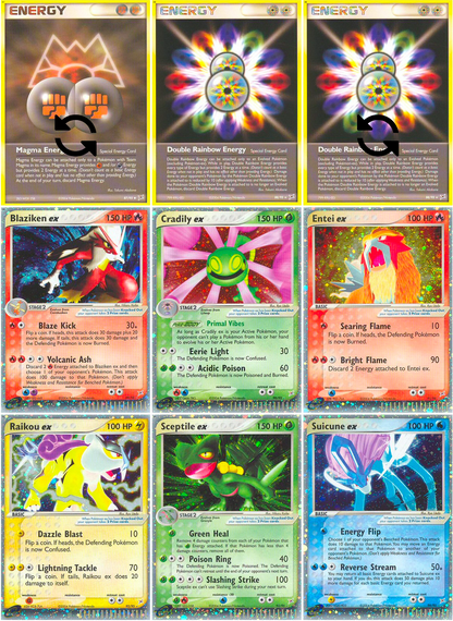 EX: Team Magma vs Team Aqua Printable Master and Complete Set Binder Placeholders + Checklist (Digital Download)